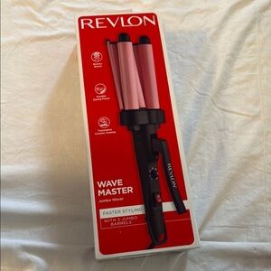 New in box Revlon Wave Master Jumbo Waver in Pink and Black